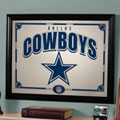 Dallas Cowboys NFL Framed Glass Mirror