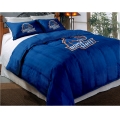 Boise State Broncos College Twin Chenille Embroidered Comforter Set with 2 Shams 64" x 86"