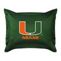 Miami Hurricanes UM Locker Room Pillow Sham