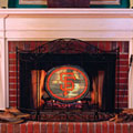 San Francisco Giants MLB Stained Glass Fireplace Screen