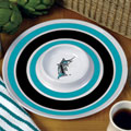 Florida Marlins MLB 14" Round Melamine Chip and Dip Bowl