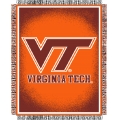 Virginia Tech Hokies NCAA College "Focus" 48" x 60" Triple Woven Jacquard Throw