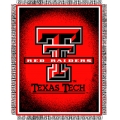 Texas Tech Red Raiders NCAA College "Focus" 48" x 60" Triple Woven Jacquard Throw