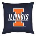 Illinois Illini Locker Room Toss Pillow