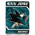 San Jose Sharks NHL "Tie Dye" 60" x 80" Super Plush Throw
