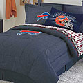 Buffalo Bills NFL Team Denim Queen Comforter / Sheet Set
