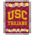 University of Southern California USC Trojans NCAA College Baby 36" x 46" Triple Woven Jacquard Throw