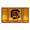 NCAA South Carolina Gamecocks Stained Glass Fireplace Screen