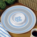 North Carolina Tarheels UNC NCAA College 14" Round Melamine Chip and Dip Bowl