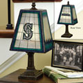 Seattle Mariners MLB Art Glass Table Lamp