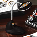 Harley Davidson Motorcycle Black LED Desk Lamp