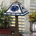 Penn State Nittany Lions NCAA College Stained Glass Mission Style Table Lamp