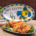 Delaware Fightin Blue Hens NCAA College 12" Ceramic Oval Platter