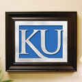 Kansas Jayhawks NCAA College Laser Cut Framed Logo Wall Art