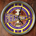 East Carolina Pirates NCAA College 12" Chrome Wall Clock