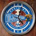 Kentucky Wildcats NCAA College 12" Chrome Wall Clock