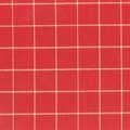 Nottingham Fabric by the Yard - Red/Gold Plaid