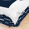 Penn State Nittany Lions 100% Cotton Sateen Queen Bed Skirt - Blue
