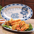 North Carolina Tarheels UNC NCAA College 12" Ceramic Oval Platter