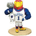 Kansas Jayhawks NCAA College Rivalry Mascot Figurine