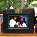 Miami Hurricanes UM NCAA College 8" x 10" Black Horizontal Picture Frame