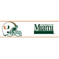 University of Miami UM Hurricanes Wall Border