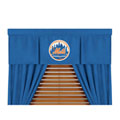 New York Mets MLB Microsuede Window Valance