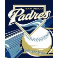 San Diego Padres MLB "Big Stick" 50" x 60" Super Plush Throw