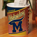 Michigan Wolverines NCAA College Office Waste Basket