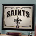 New Orleans Saints NFL Framed Glass Mirror