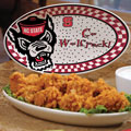 North Carolina State Wolfpack NCAA College 12" Gameday Ceramic Oval Platter