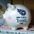 Tennessee Titans NFL Ceramic Piggy Bank