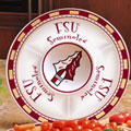 Florida Seminoles NCAA College 14" Ceramic Chip and Dip Tray