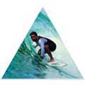 Surfer - Contemporary mount print with beveled edge