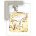 Pooh's Party - Contemporary mount print with beveled edge