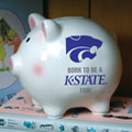 Kansas State Wildcats NCAA College Ceramic Piggy Bank