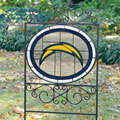 San Diego Chargers NFL Stained Glass Outdoor Yard Sign
