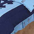 North Carolina Tarheels 100% Cotton Sateen Queen Bed Skirt - Light Blue