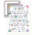 ABC's - Contemporary mount print with beveled edge