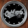 Oakland Raiders NFL 12" Chrome Wall Clock