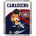 Montreal Canadiens NHL Baby 36" x 46" Triple Woven Jacquard Throw
