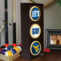 West Virginia Mountaineers NCAA College Stop Light Table Lamp