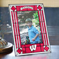 Wisconsin Badgers NCAA College 9" x 6.5" Vertical Art-Glass Frame