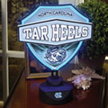 North Carolina Tarheels UNC NCAA College Neon Shield Table Lamp
