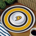 Anaheim Mighty Ducks NHL 14" Round Melamine Chip and Dip Bowl