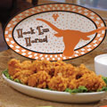 Texas Longhorns NCAA College 12" Gameday Ceramic Oval Platter