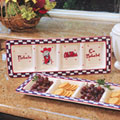 Mississippi Ole Miss Rebels NCAA College Gameday Ceramic Relish Tray