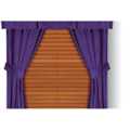 MVP Microsuede Purple Window Drape