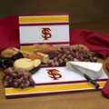 Florida Seminoles NCAA College Glass Cutting Board Set