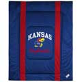 Kansas Jayhawks Side Lines Comforter